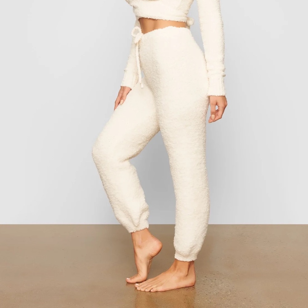 Skims Cozy Knit Jogger - Bone